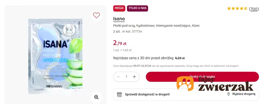 Skuteczne płatki pod oczy w promocyjnej cenie Rossmann - gazetka