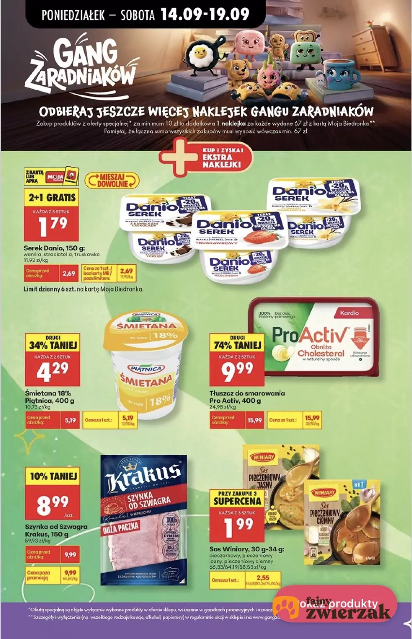 Tłuszcz do smarowania ProActiv (400 g) z rabatem "drugi 74% taniej" w Biedronce Promocje w Biedronce