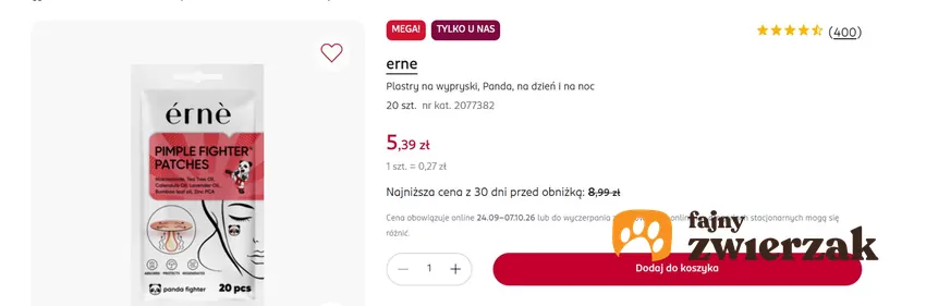 Plastry na wypryski w obniżonej cenie Rossmann - gazetka