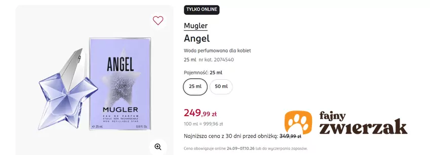 Woda perfumowana dla kobiet w dużej przecenie Rossmann - gazetka