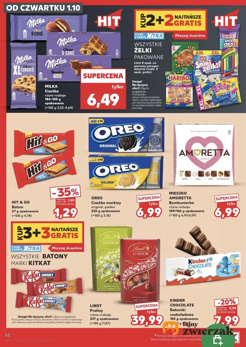 Wszystkie batony KitKat w promocji 3+3 gratis do 7.10 Promocje w Kauflandzie