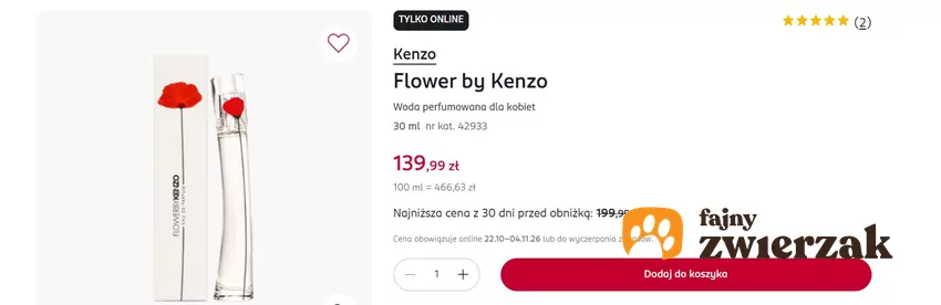 Popularny zapach w znacznie obniżonej cenie Rossmann - gazetka