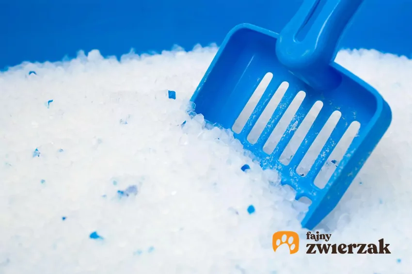 Żwir silikonowy niee zbryla się, utrudnia więc utrzymanie higieny w kuwecie Żwirek silikonowy