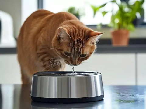 Jak zrobić fontannę dla kota z butelki PET?