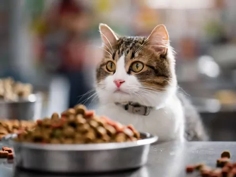 Dlaczego kot nie chce jeść swojej karmy?