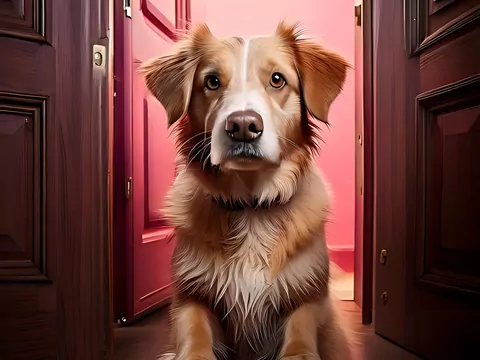 Dlaczego pies śpi na korytarzu?